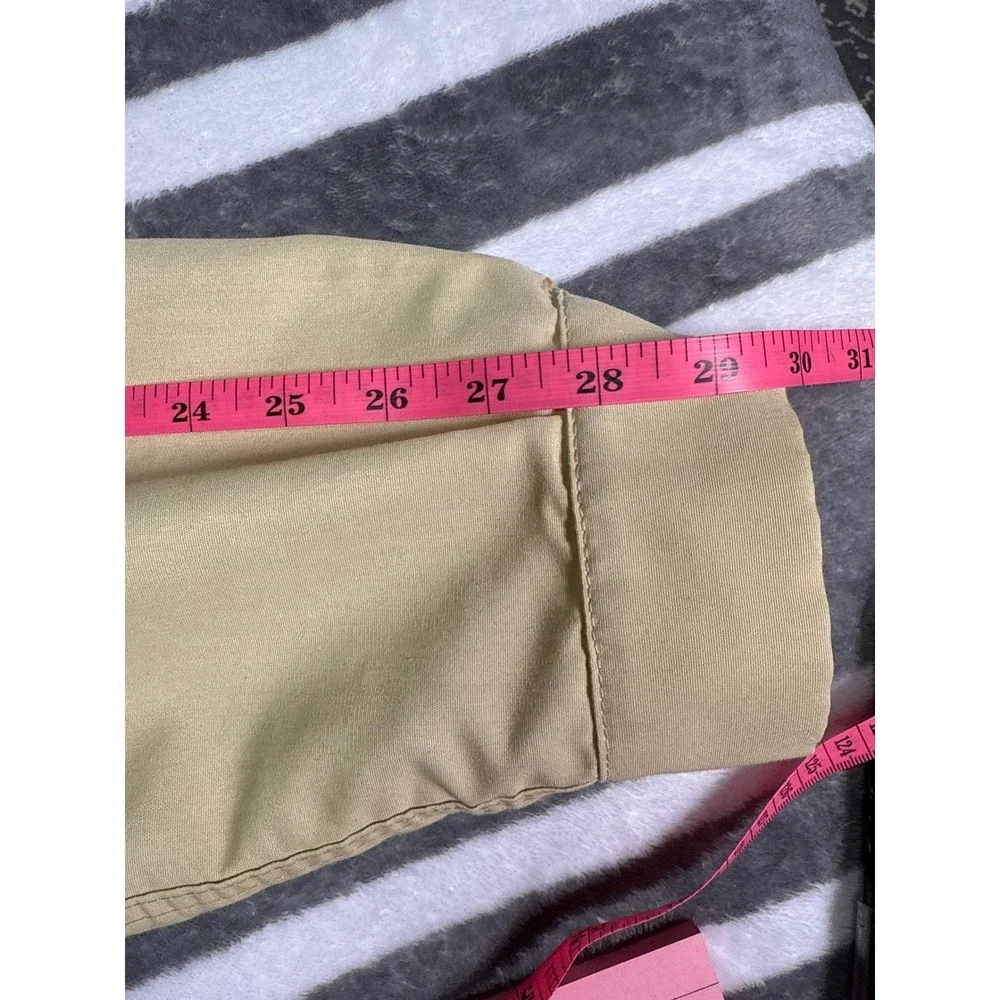 Vintage London Fog Jacket Beige Zip-Front | 70s 80s‎ Classic Lined Size 40 Reg